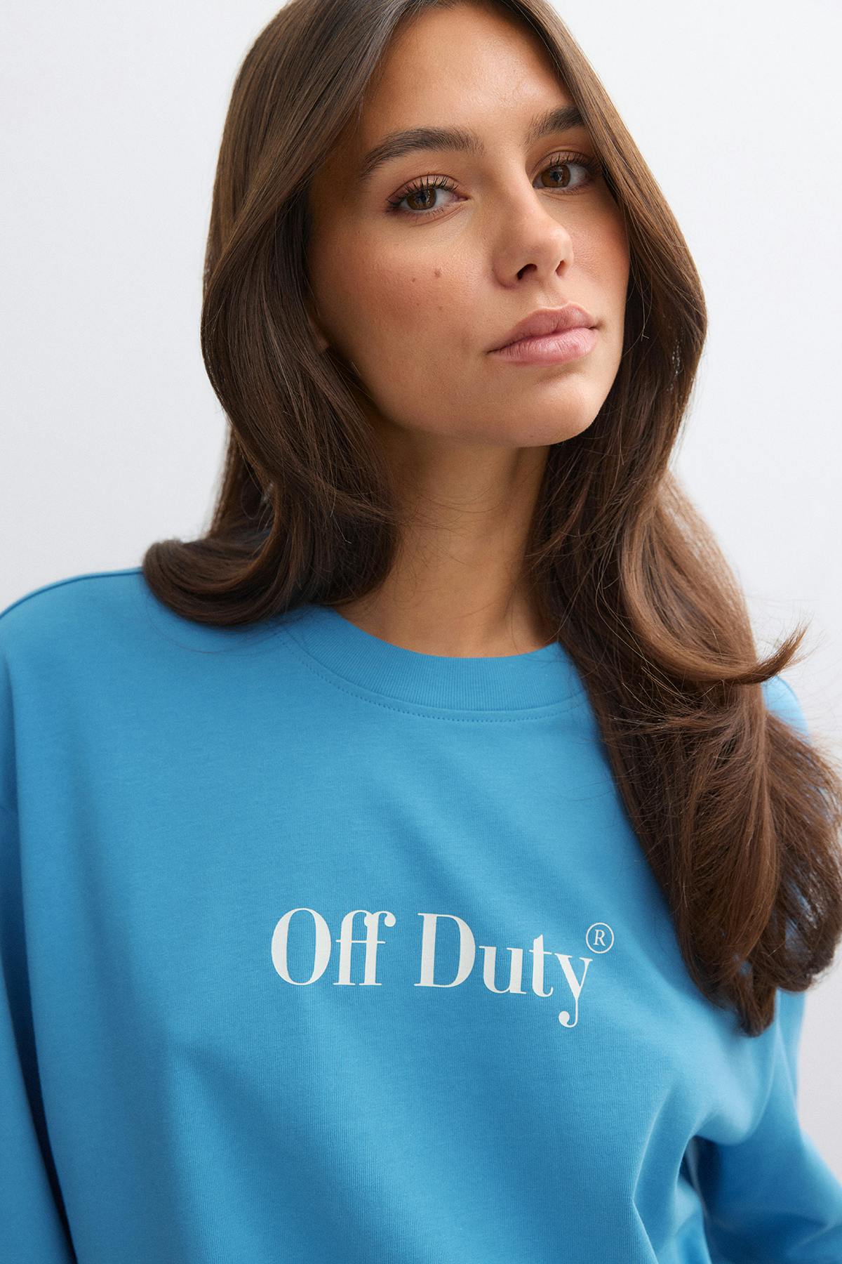 Printed oversized tee