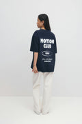 Printed oversized tee