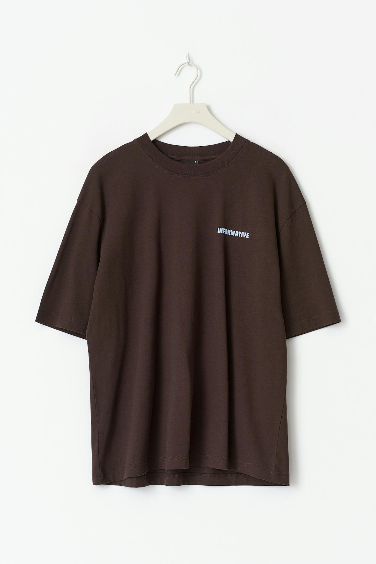 Printed oversized tee