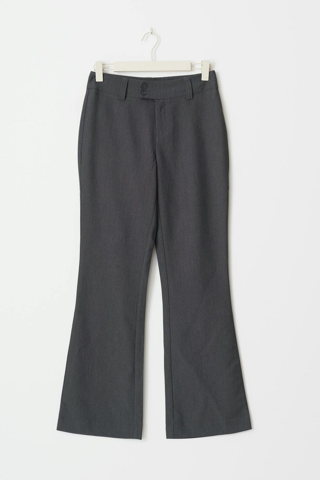High waist flare trousers