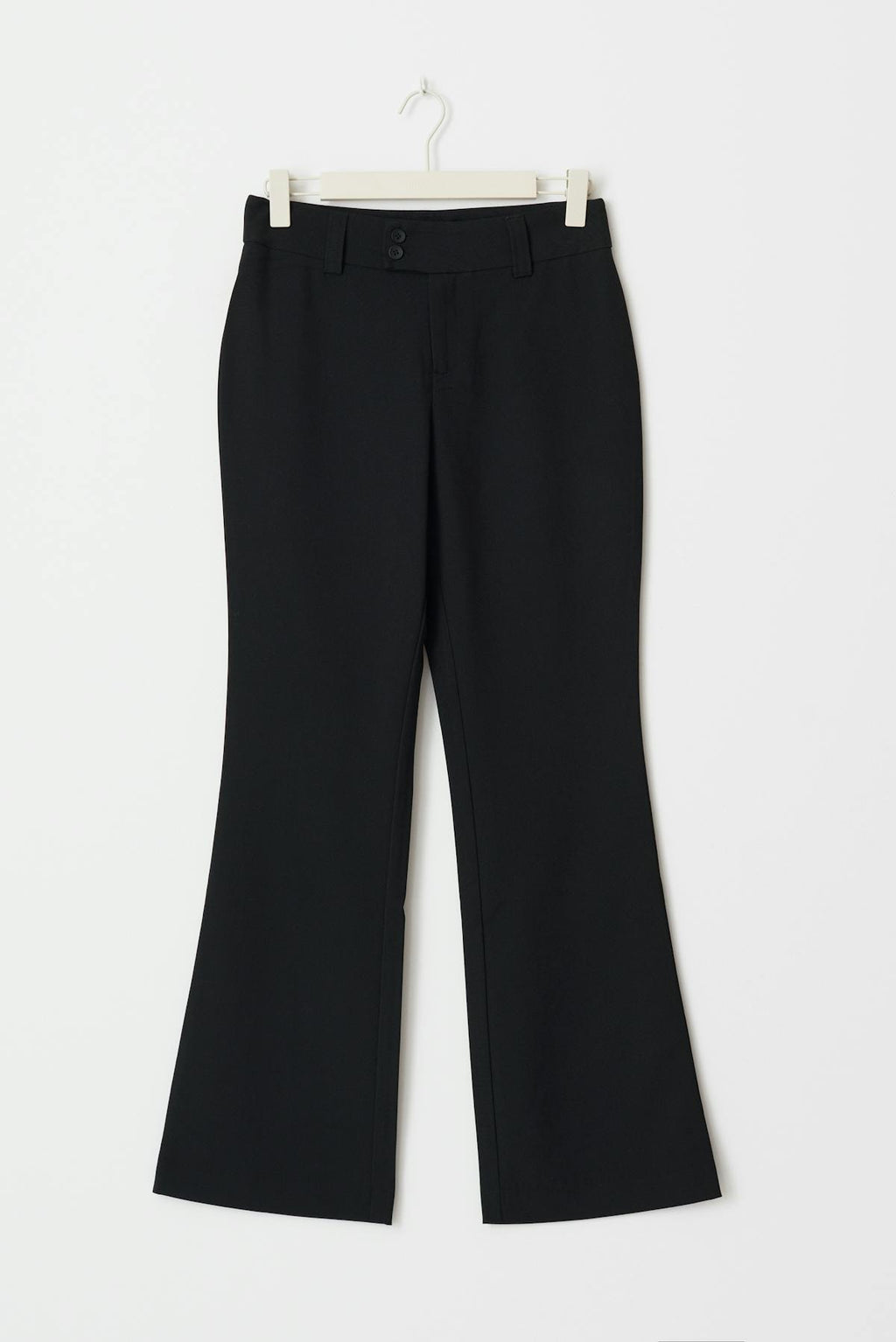 High waist flare trousers