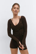 Soft wrap cardigan