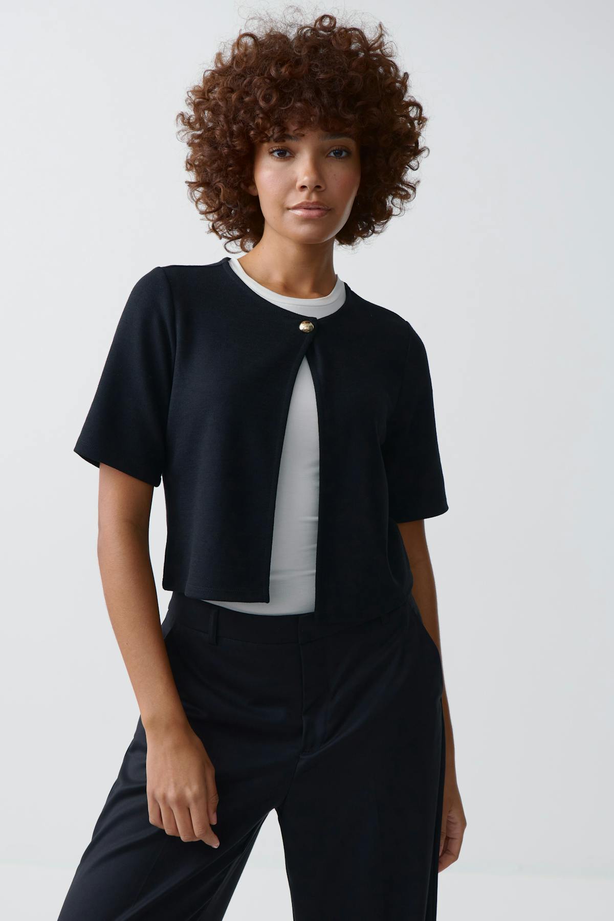 One button top