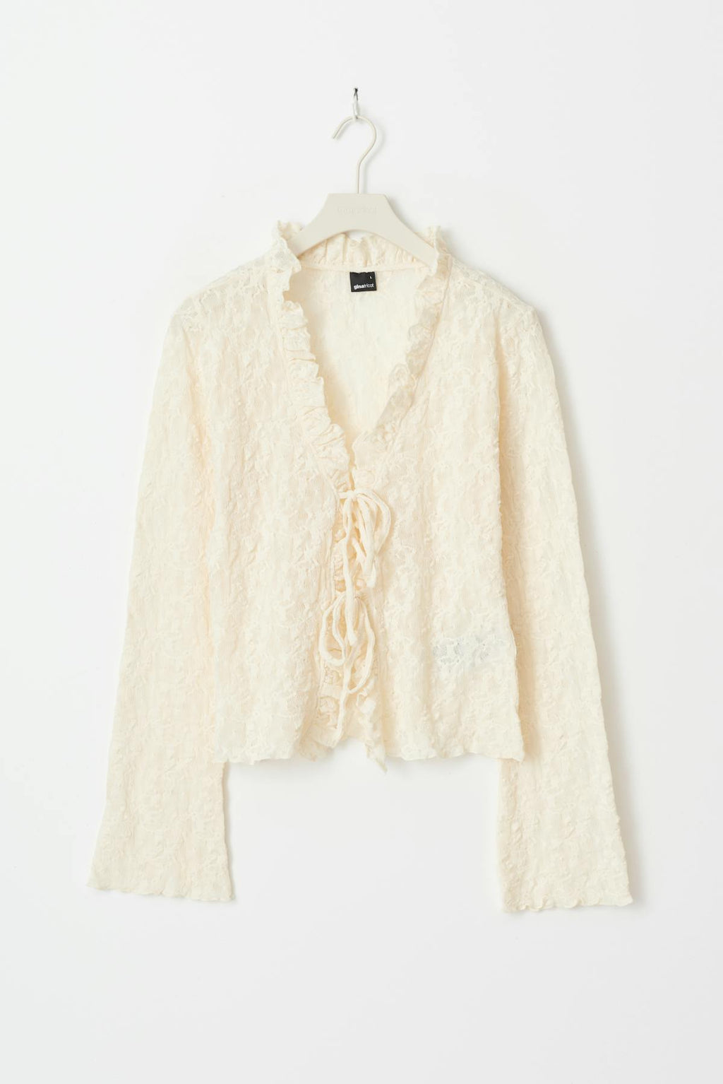 Lace frill top