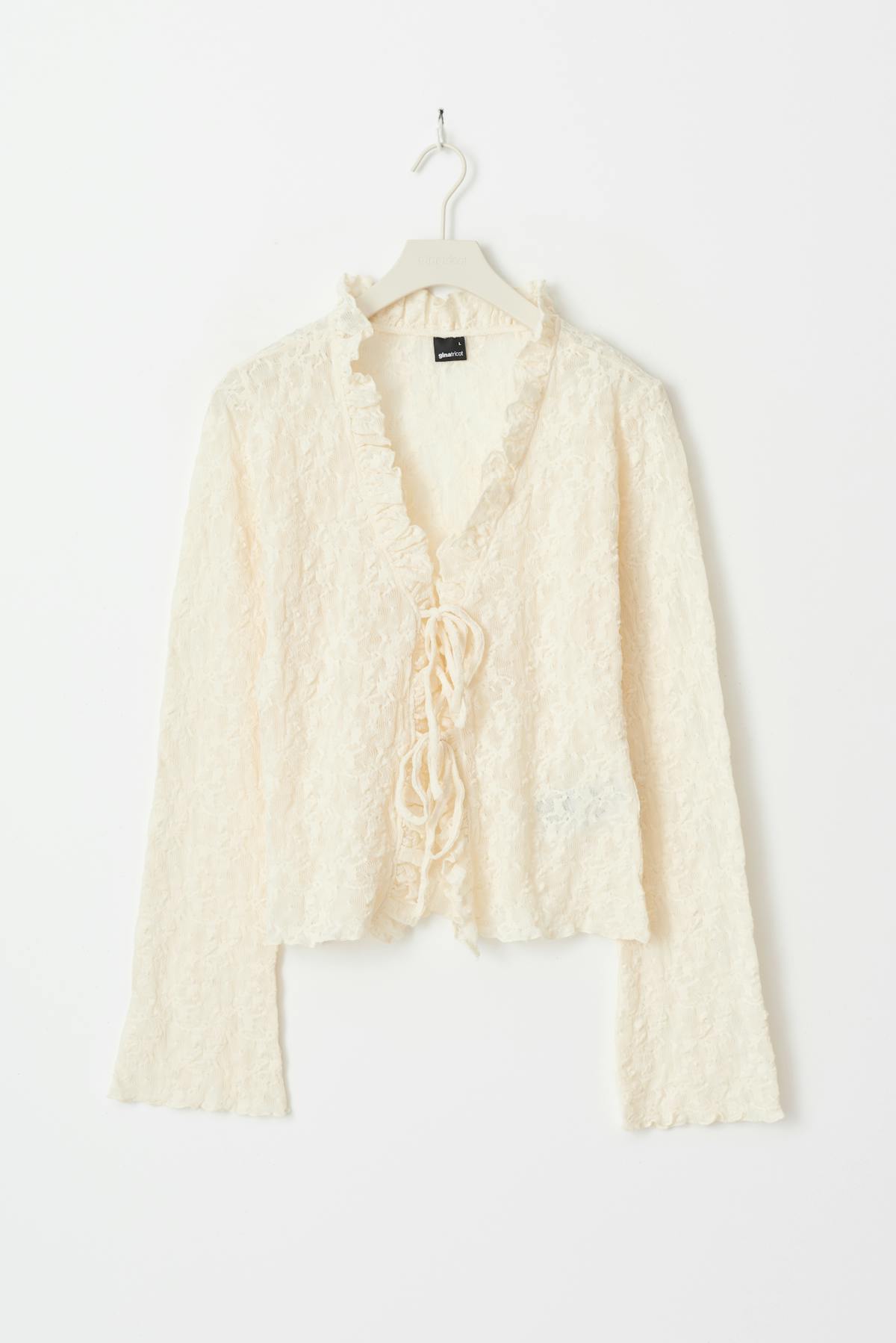 Lace frill top