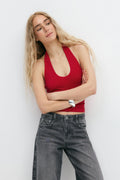 Halterneck top