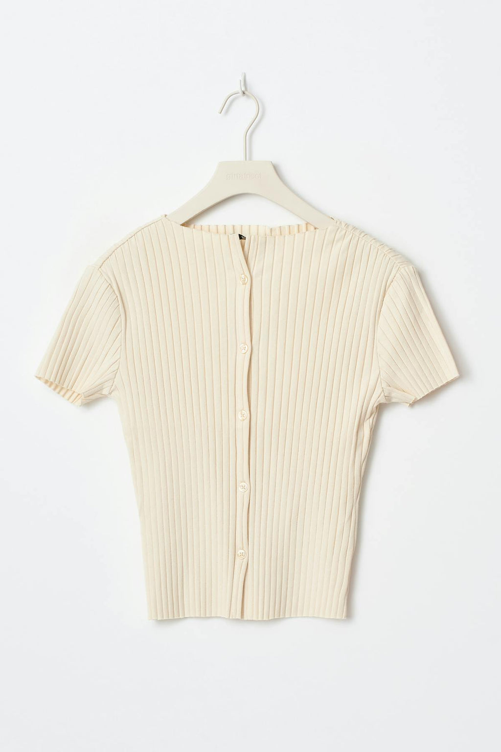 Rib button top