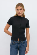 Rib button top