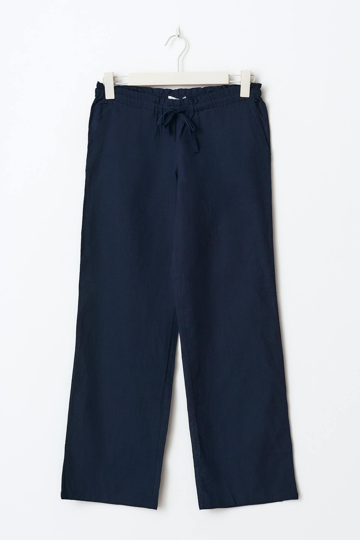 Y linen blend tall trousers