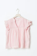Y boho short sleeve top