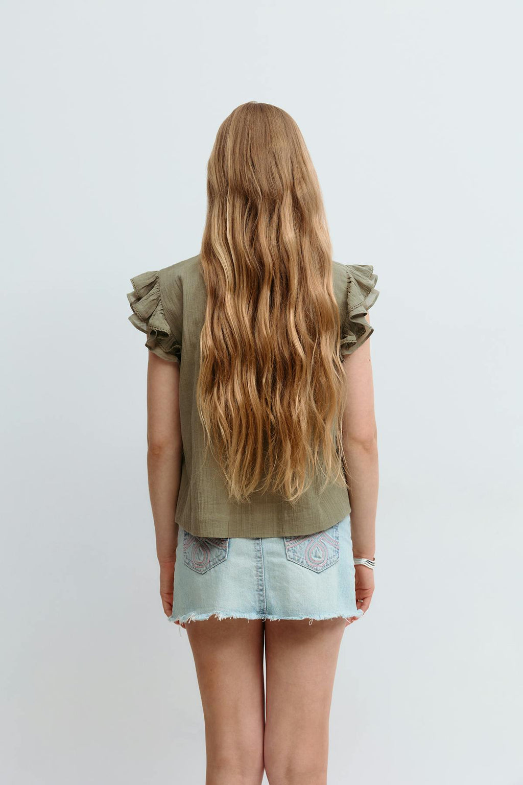Y boho short sleeve top