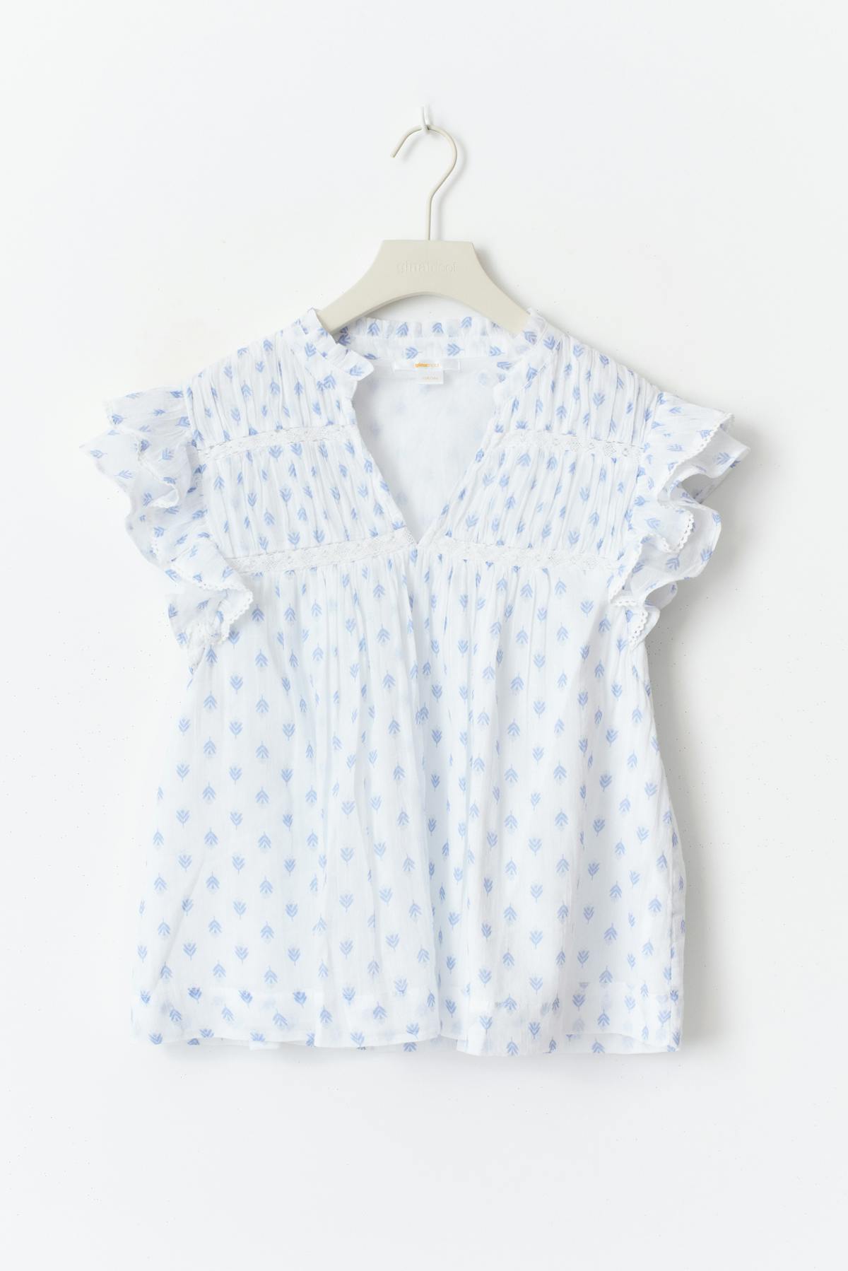 Y boho short sleeve top