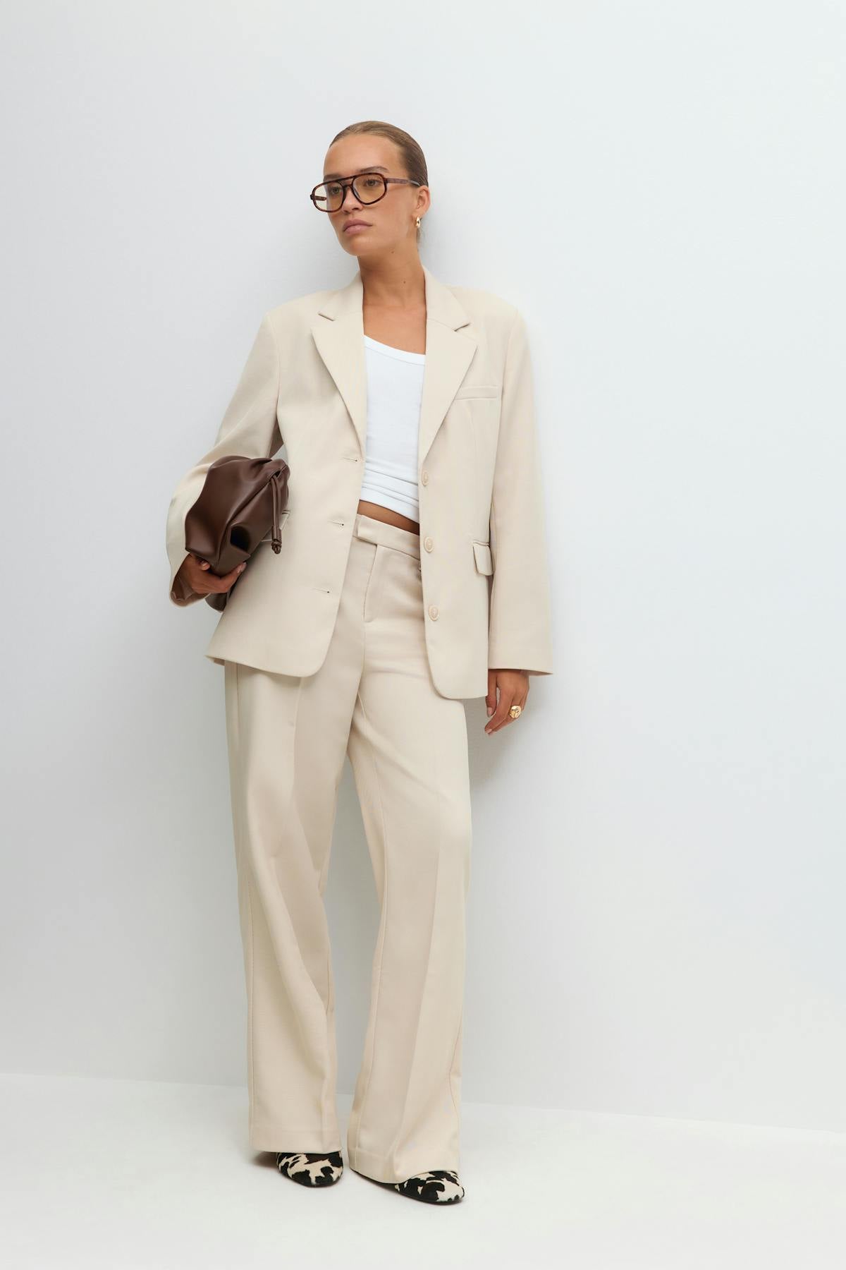 Twill blazer