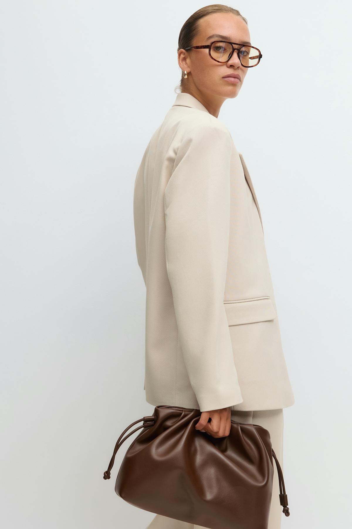 Twill blazer