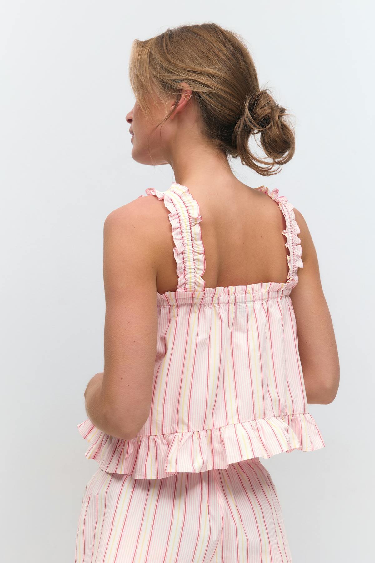 Poplin pyjamas singlet