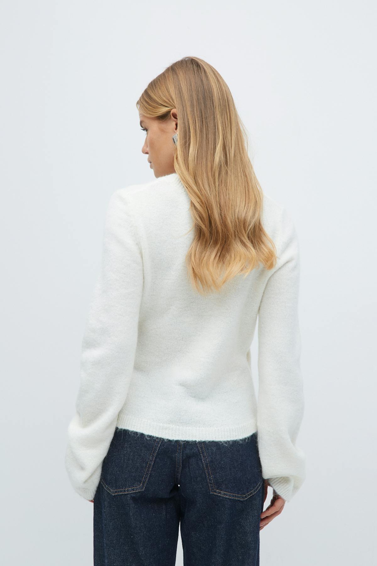 Knitted wrap cardigan