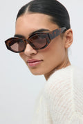 Angular cateye sunglasses