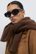 Angular cateye sunglasses