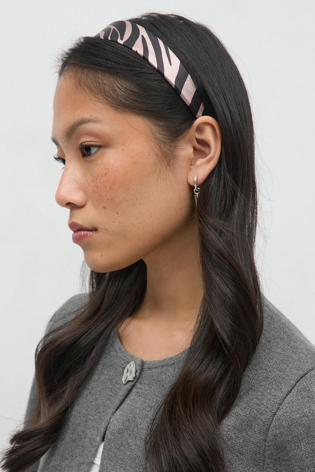 One button knitted top