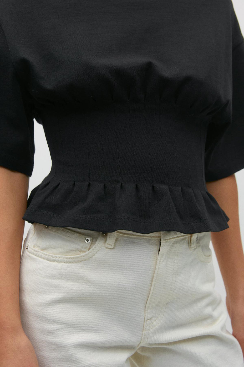 Pleated tee