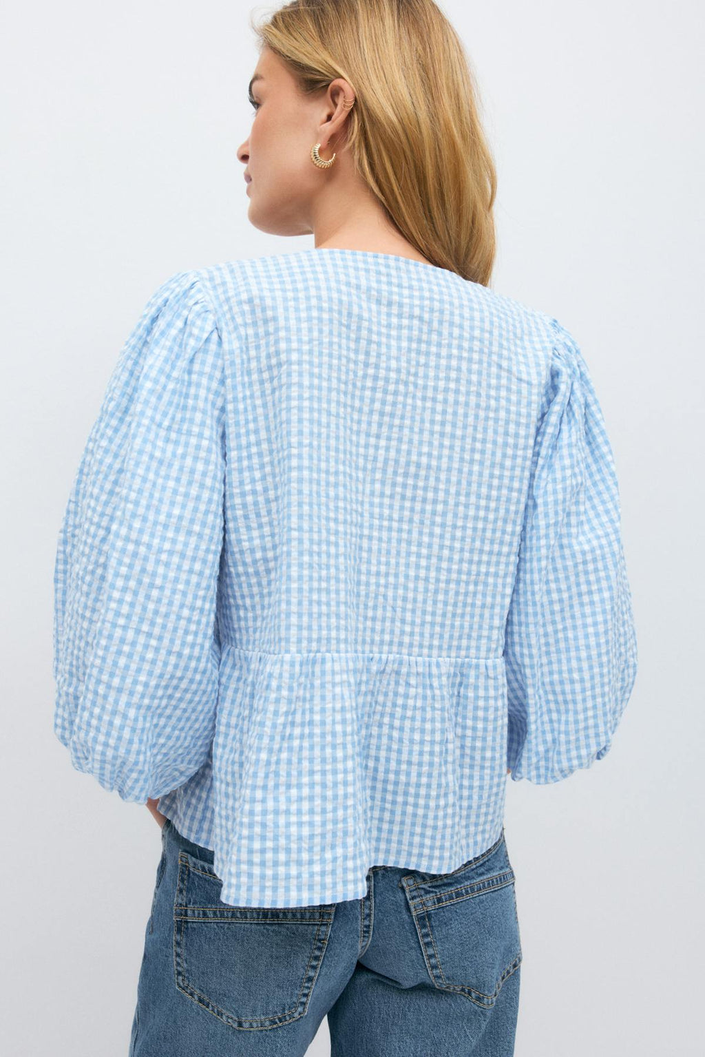 Gingham blouse