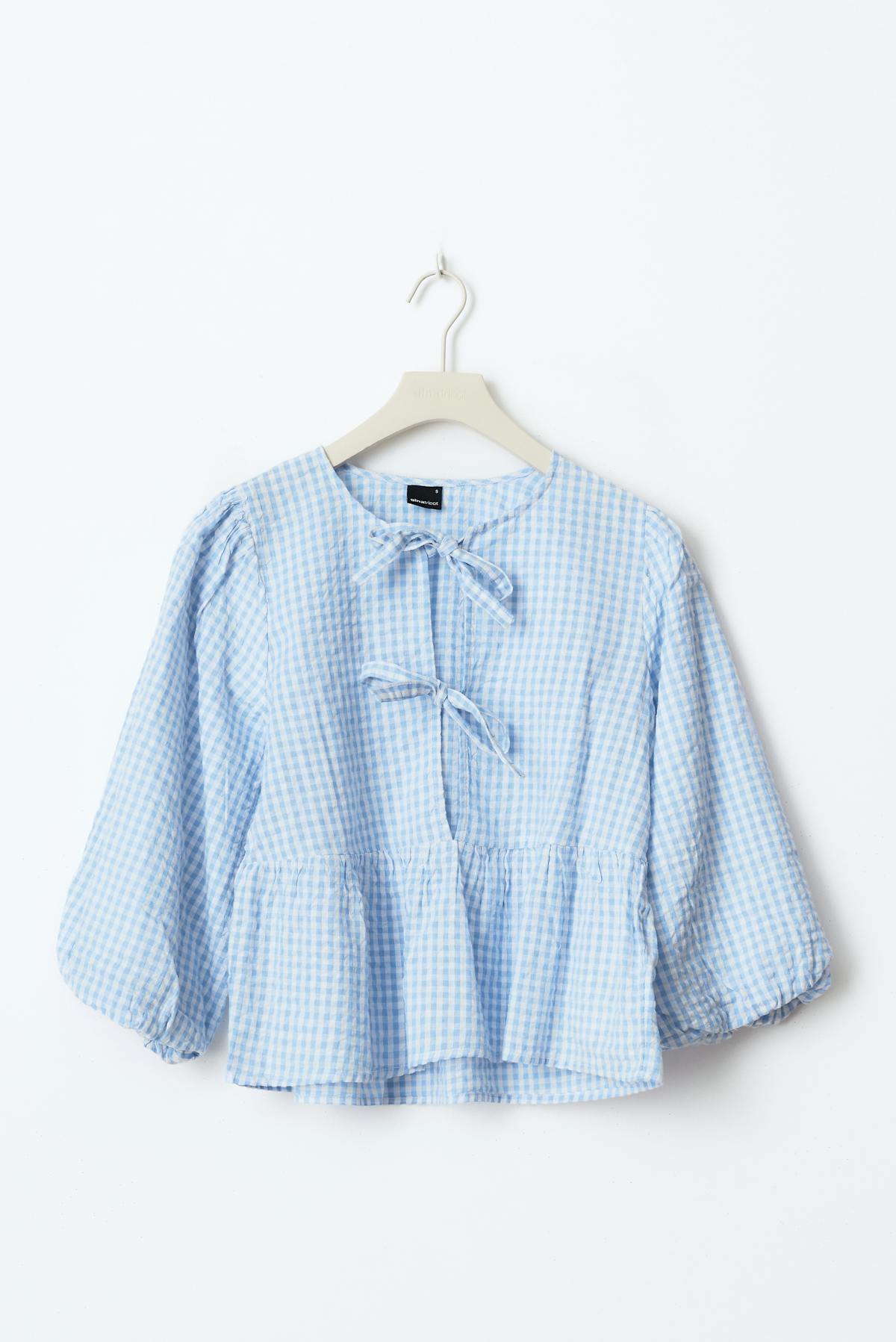 Gingham blouse