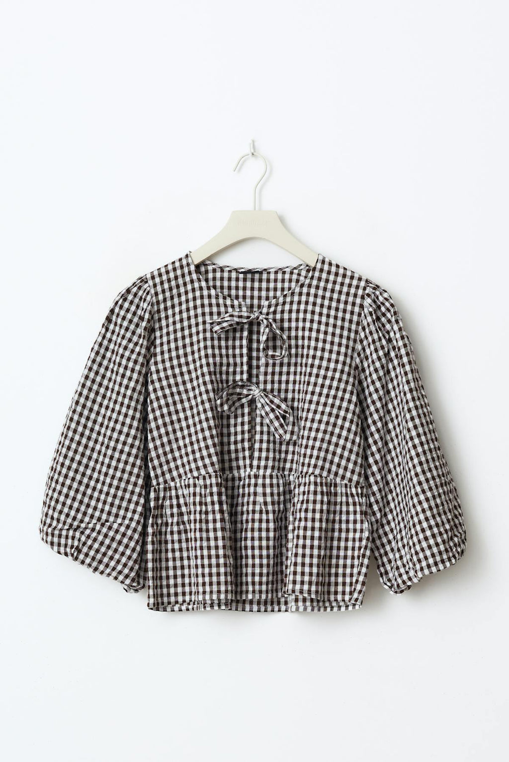 Gingham blouse