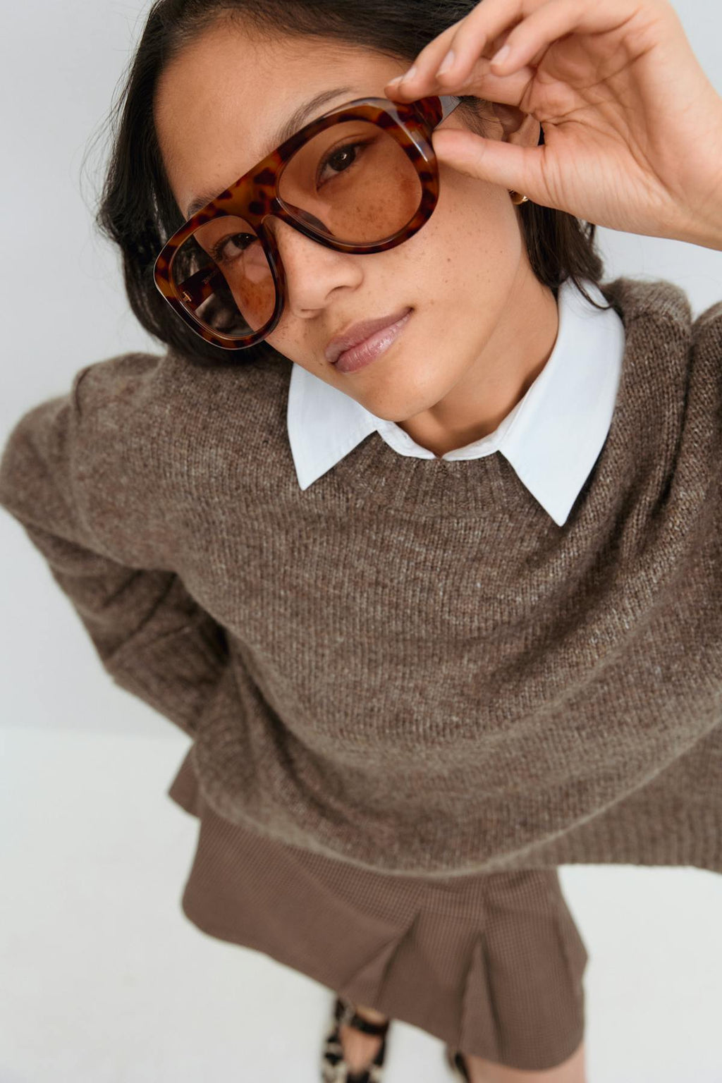 Bold aviator sunglasses