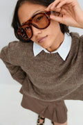 Bold aviator sunglasses