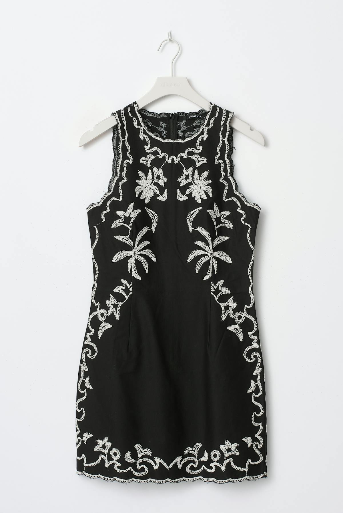Embroidery mini dress