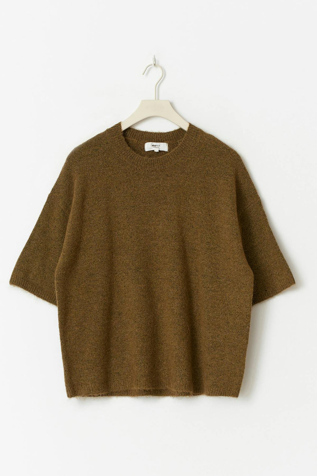 Knitted short sleeve top