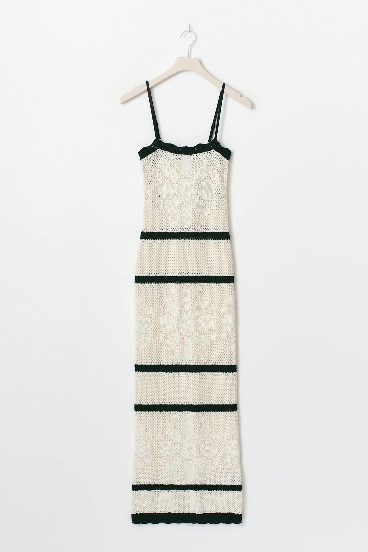 Knitted crochet dress