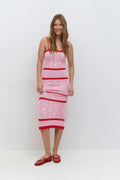 Knitted crochet dress