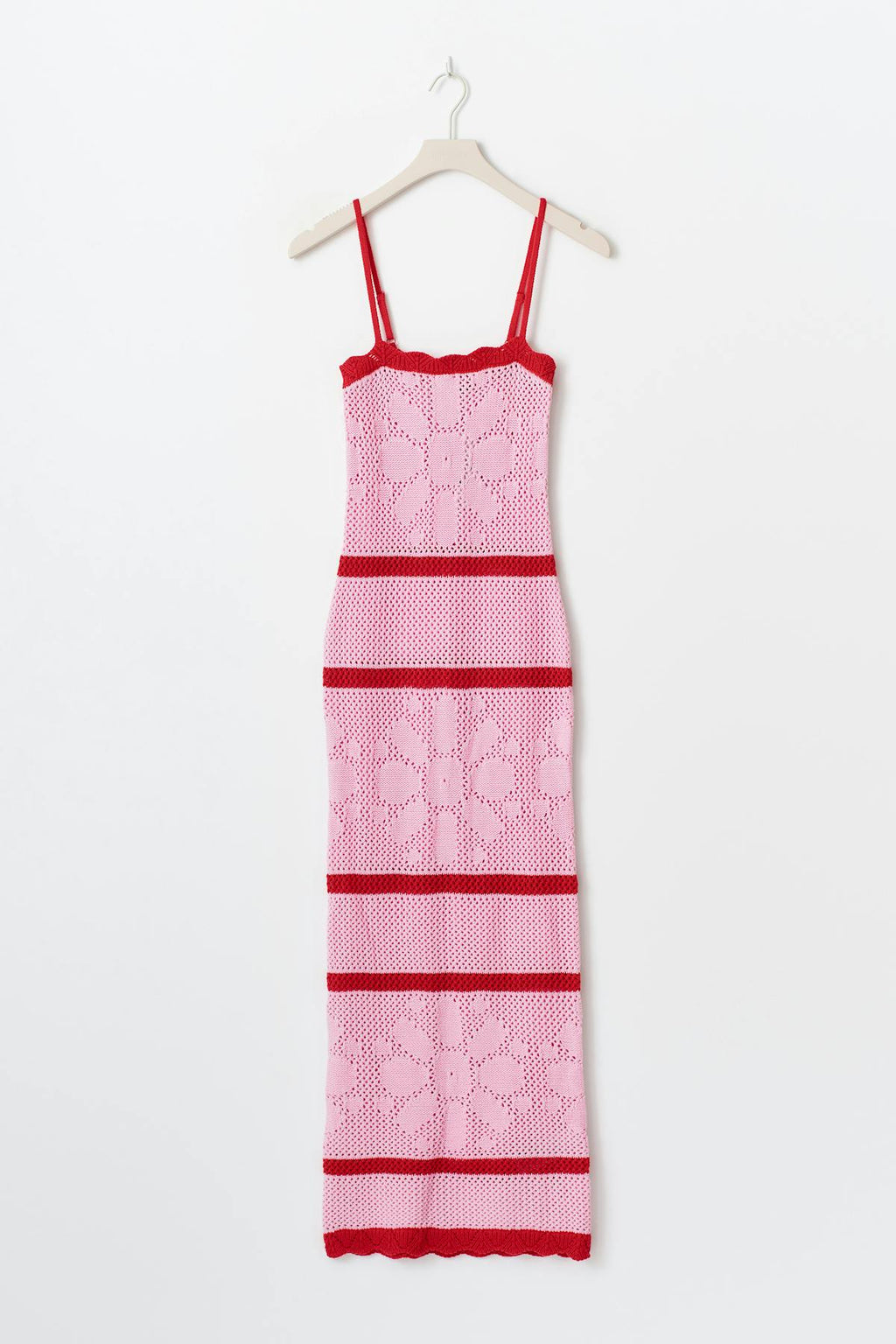 Knitted crochet dress