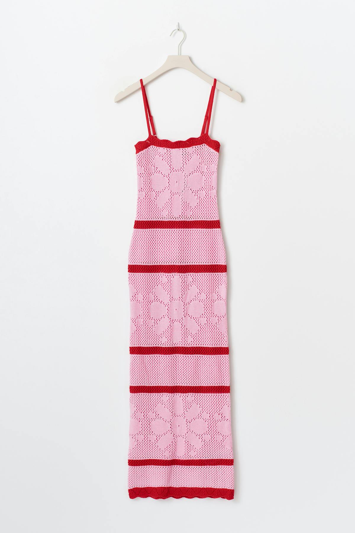 Knitted crochet dress