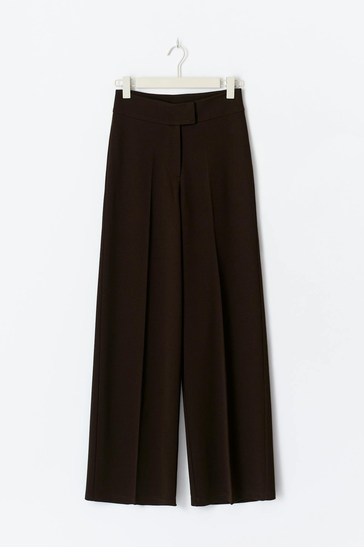 Jersey tailored trousers