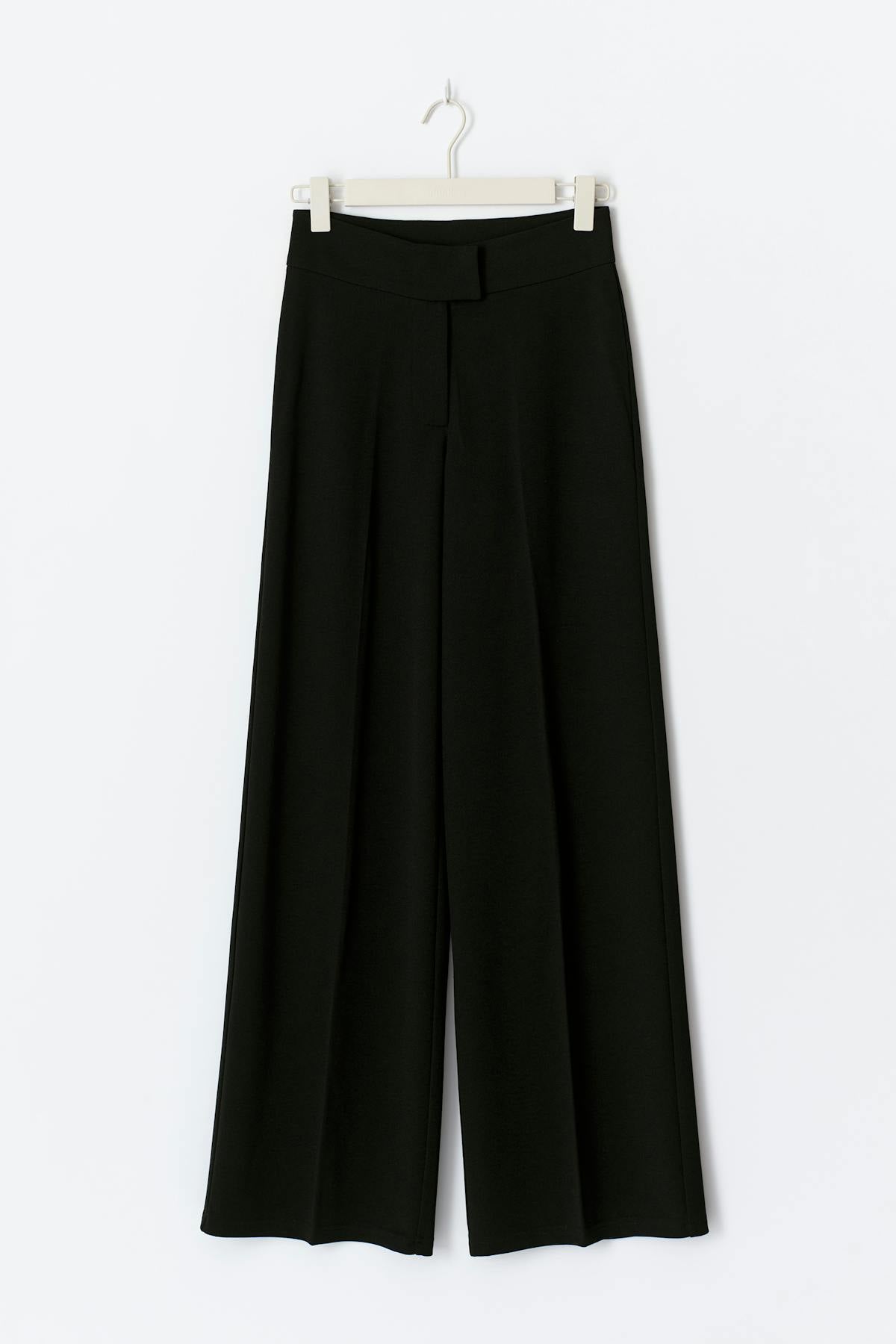 Jersey tailored trousers