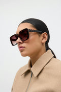 Oversized square sunglasses