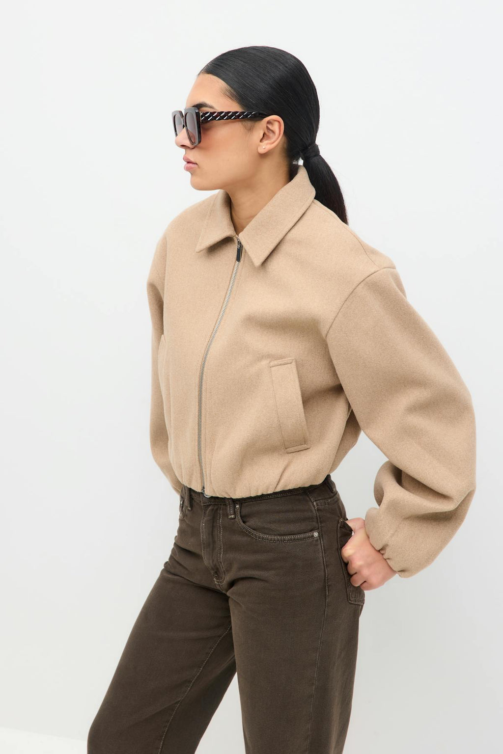Oversized square sunglasses