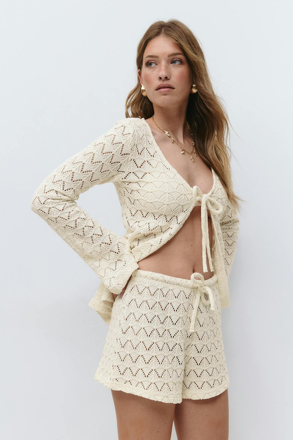 Crochet shorts