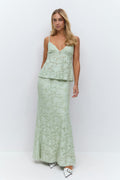 Floral maxi skirt