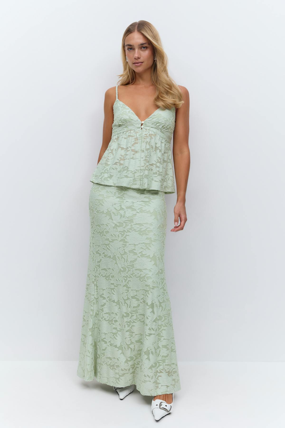 Floral maxi skirt