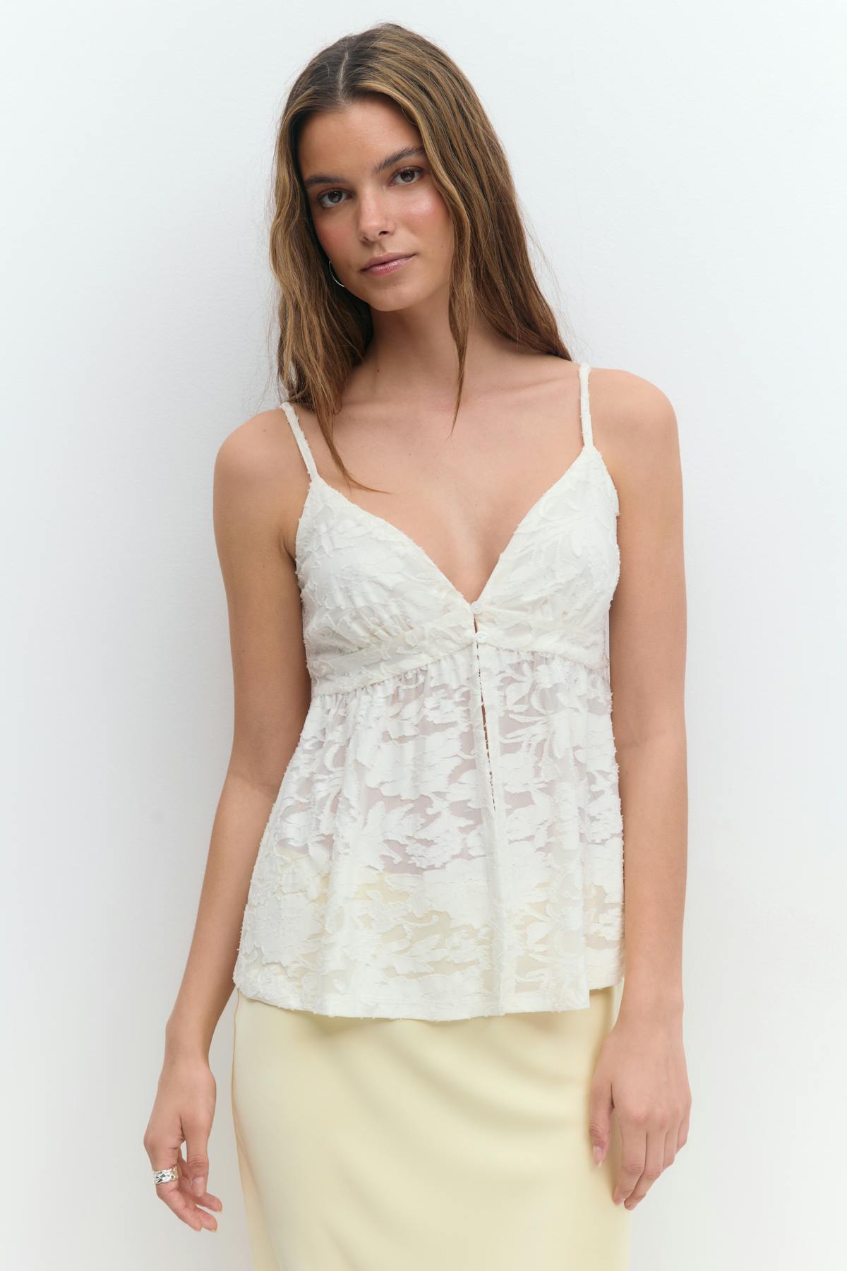 Floral singlet