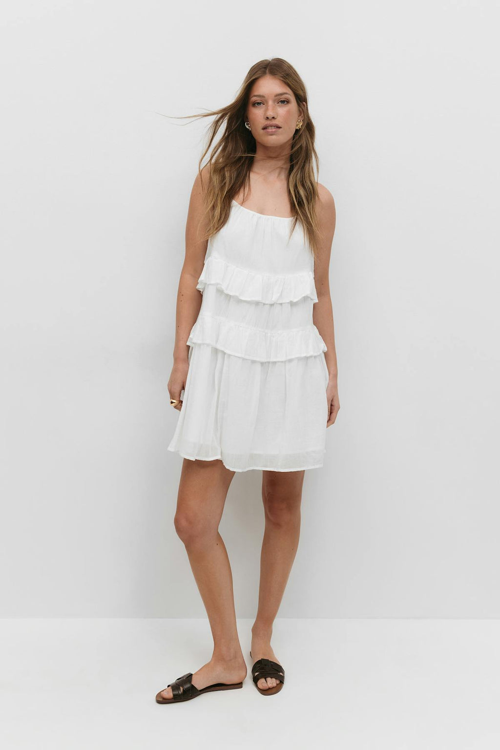 Mini frill dress