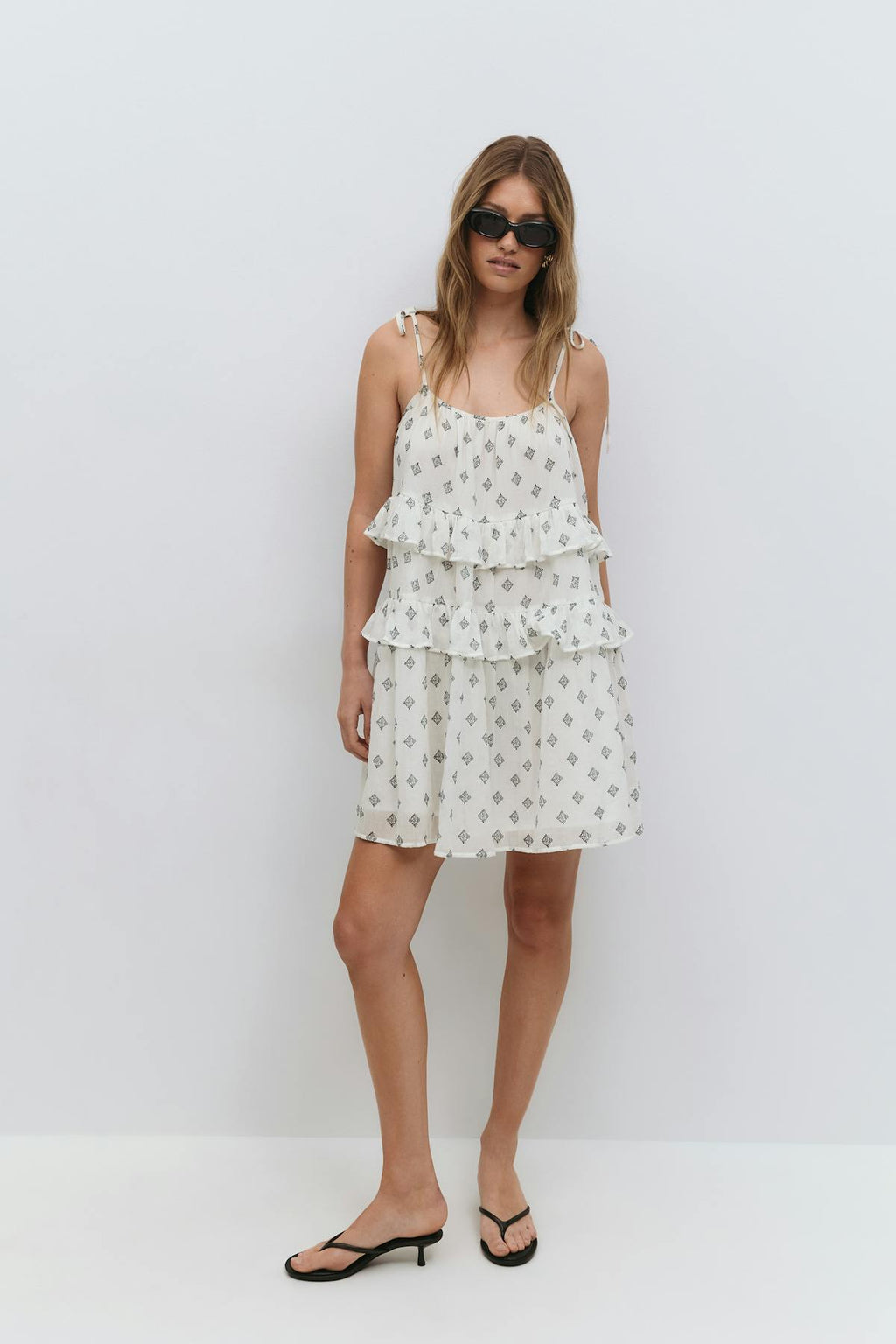 Mini frill dress