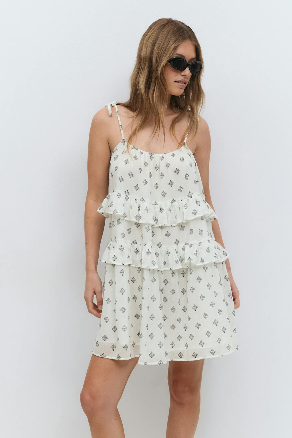 Mini frill dress