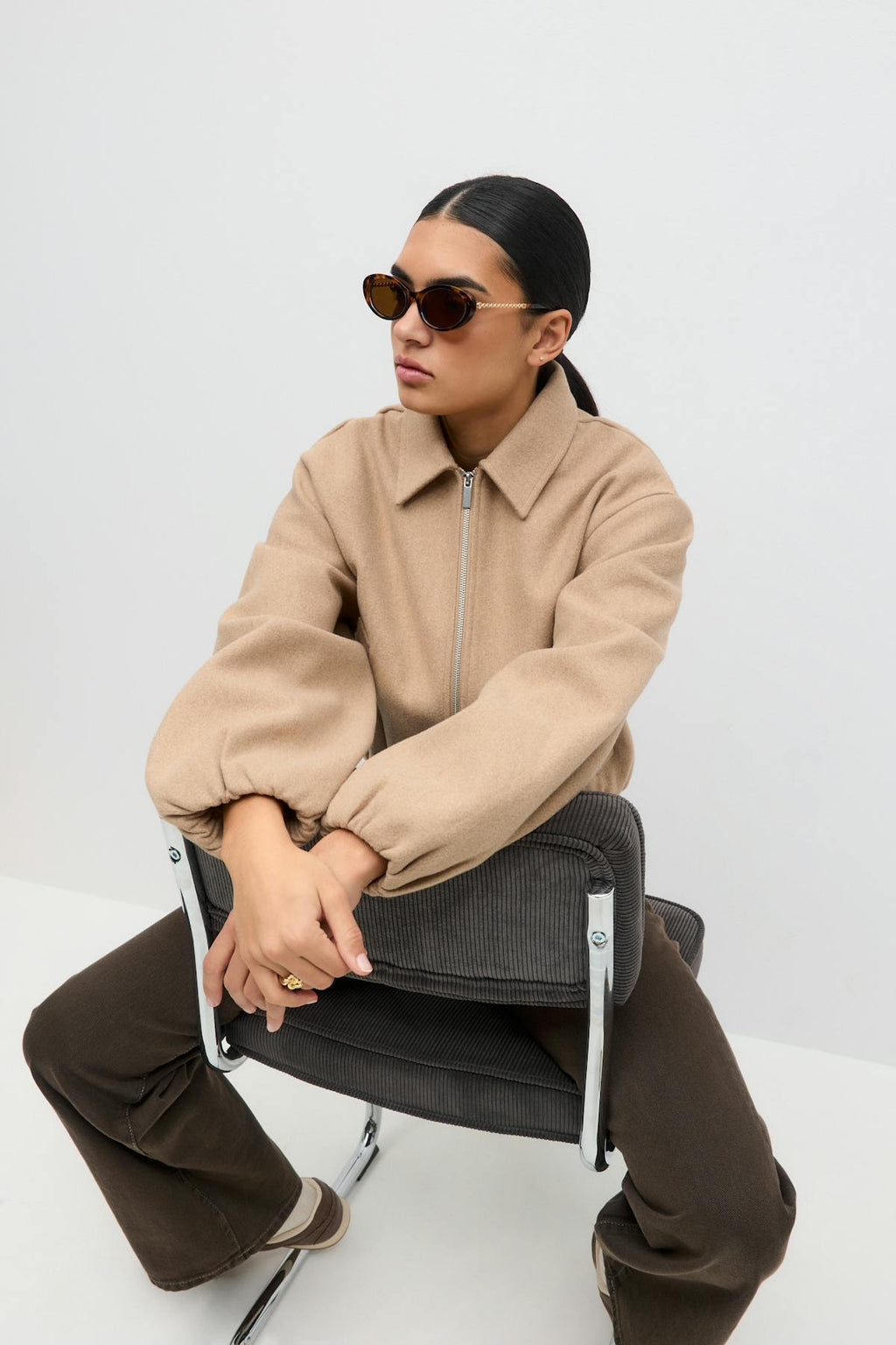Chain detail sunglasses