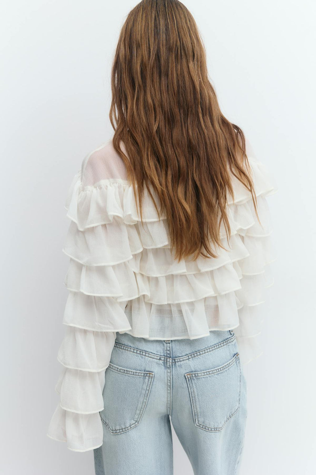 Flounce blouse