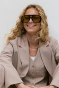 Bold maxi aviator sunglasses