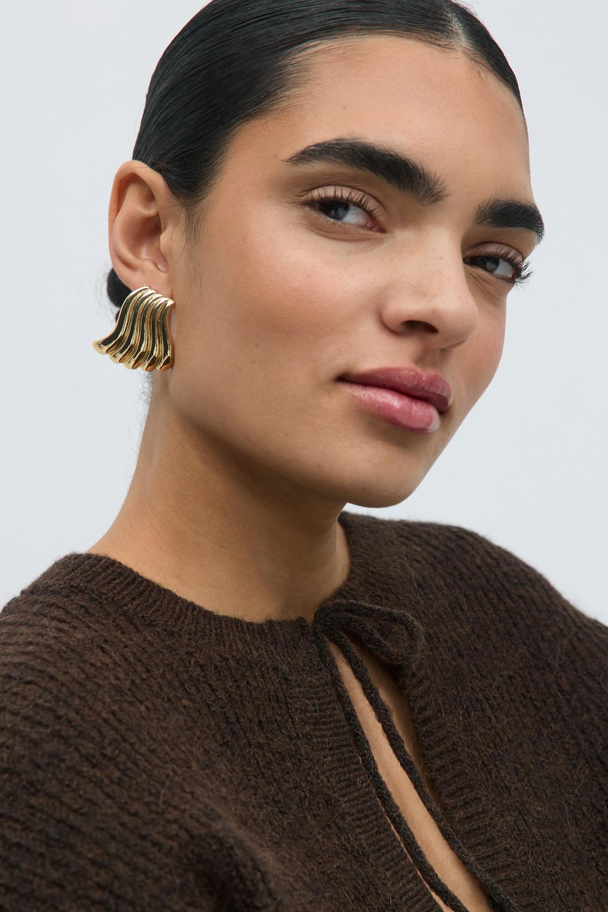 Wave earrings